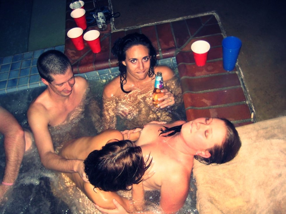 Fucking on corporate in sauna