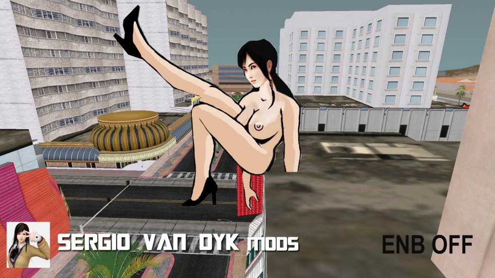 Naked Kandy Sax from GTA Sun