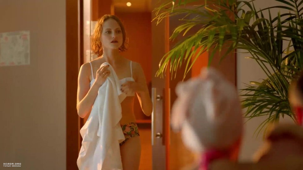 Anna Bagunov Hotel Eleon in a swimsuit