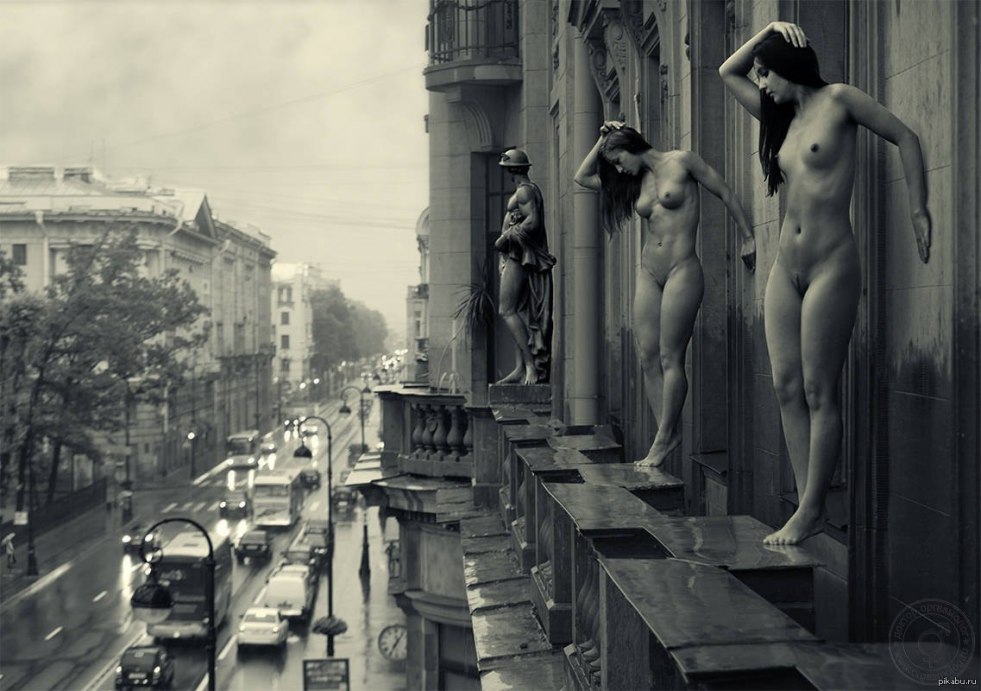 Naked St. Petersburg Female Students