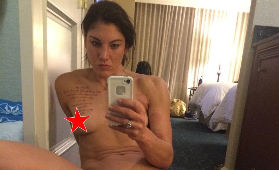Stolen photos of hackers Hope Solo