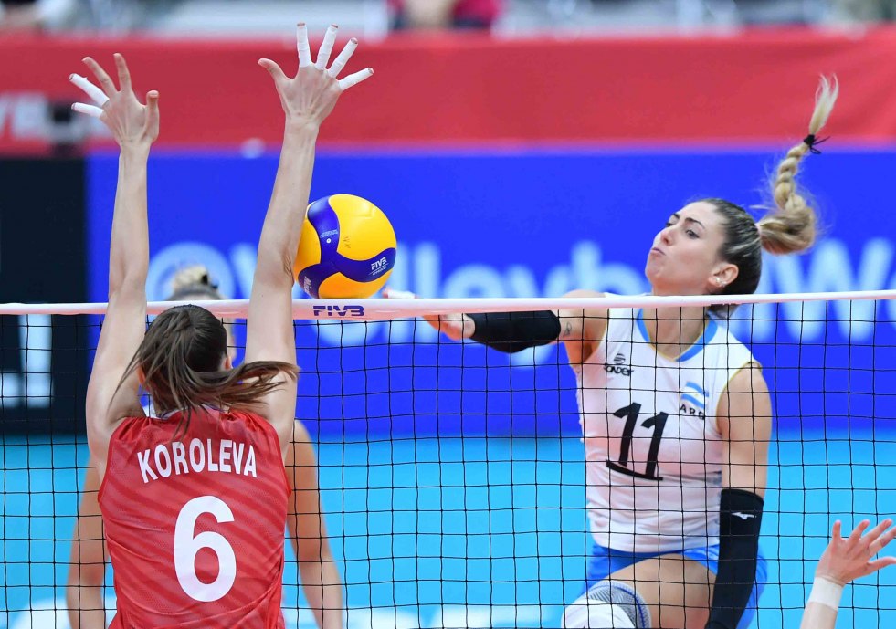 OCC volleyball player