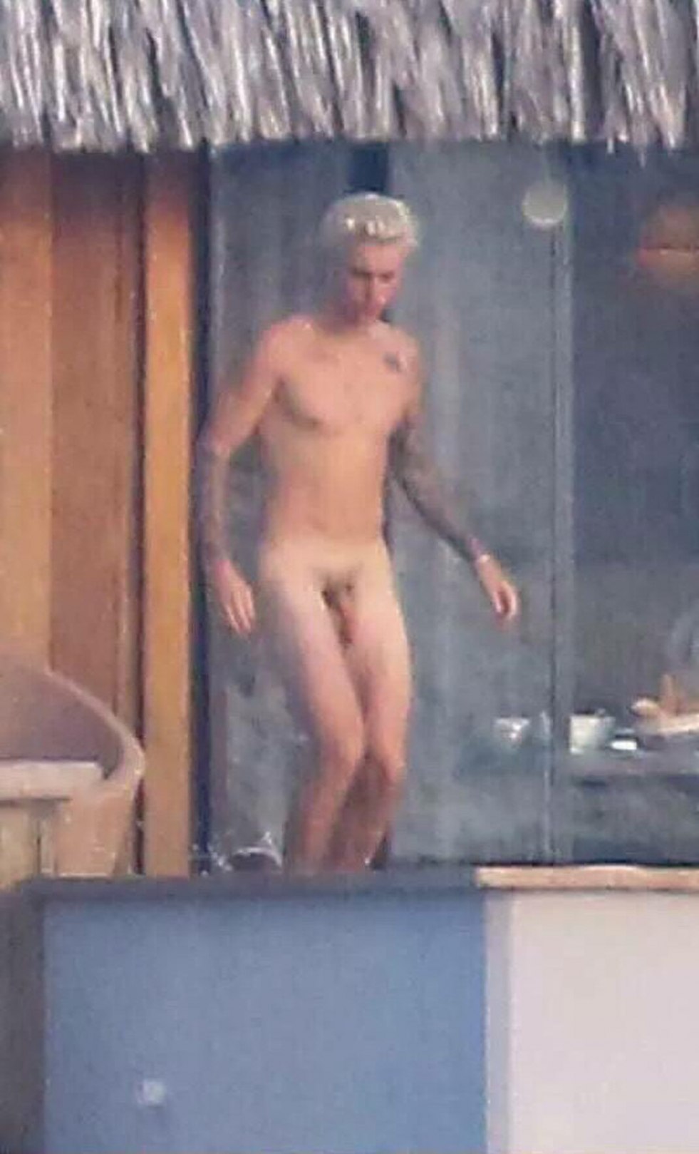 Photo of Justin Bieber on Bora Bora