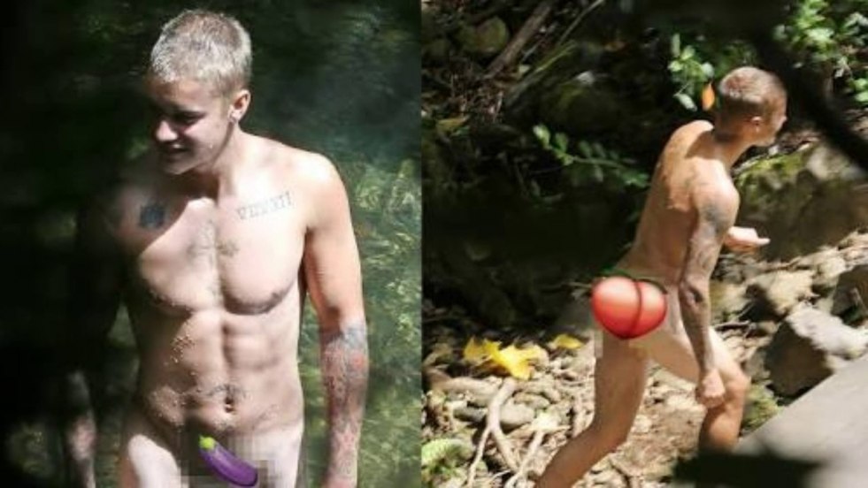 Justin Bieber naked paparazzi