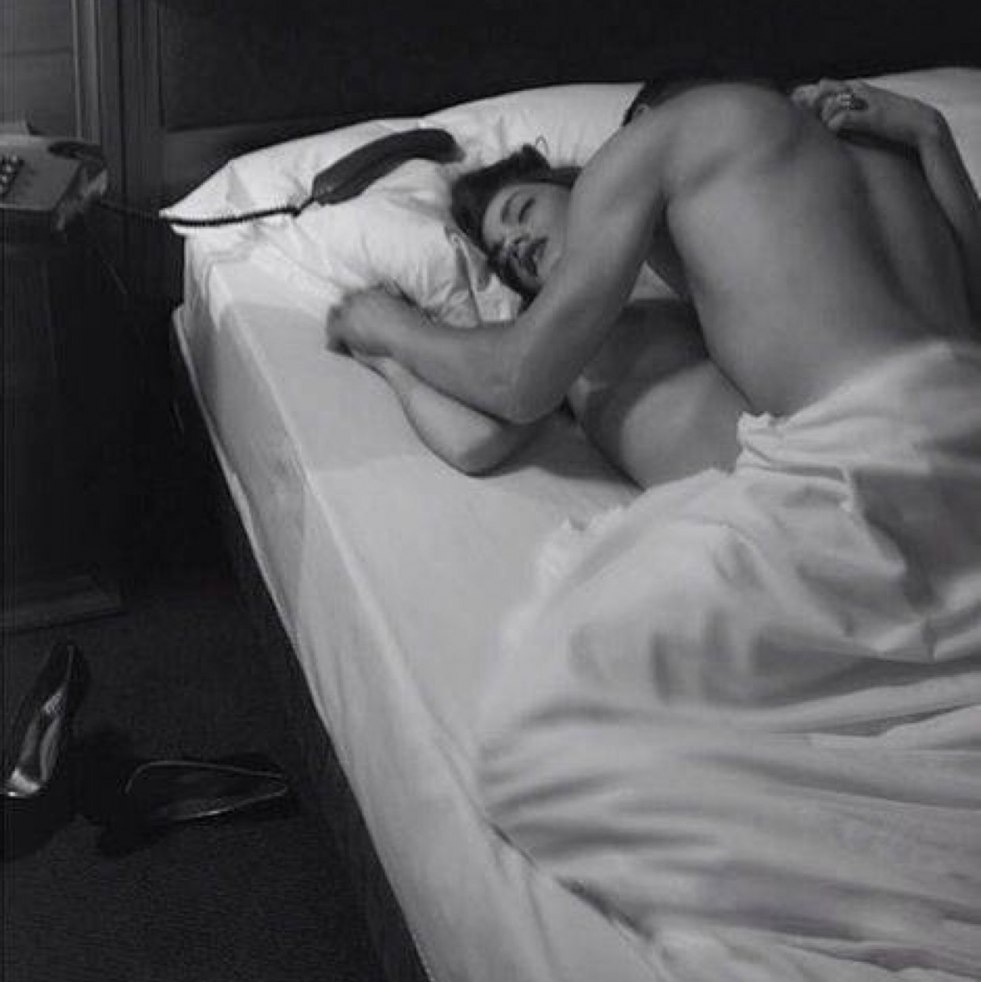 Erotic evening with candle