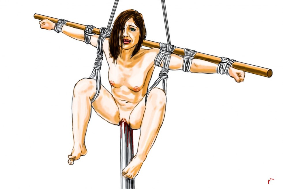 Women's pencils and torture drawings