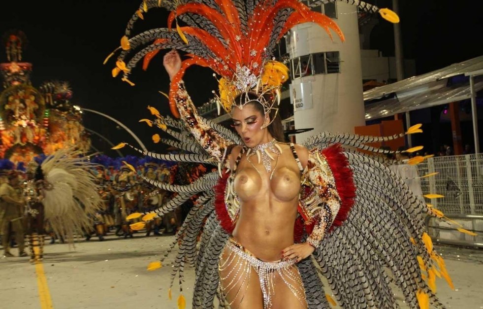 Naked carnival Brazil 1986