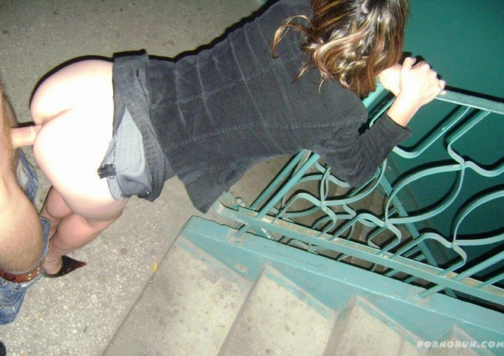 Fucking teenagers in the entrance