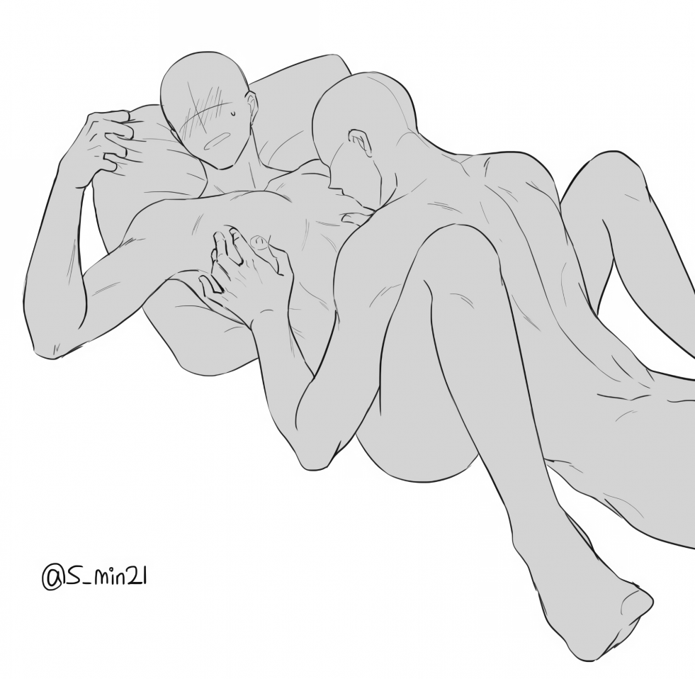 Erotic posture for drawing