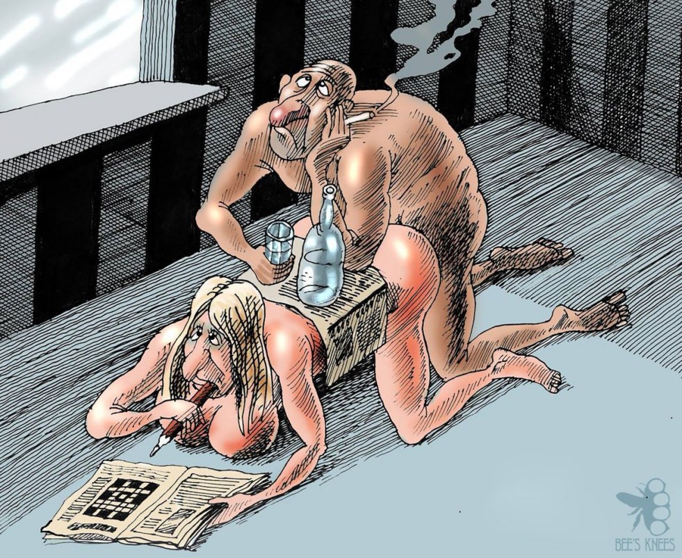 Pornographic caricatures