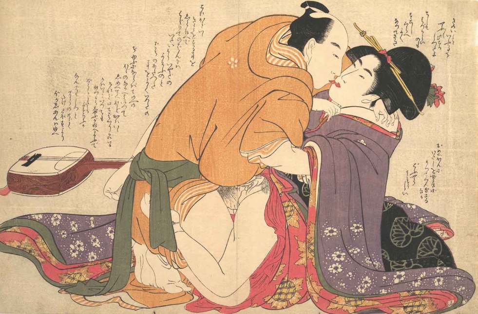 Japanese erotic engraving