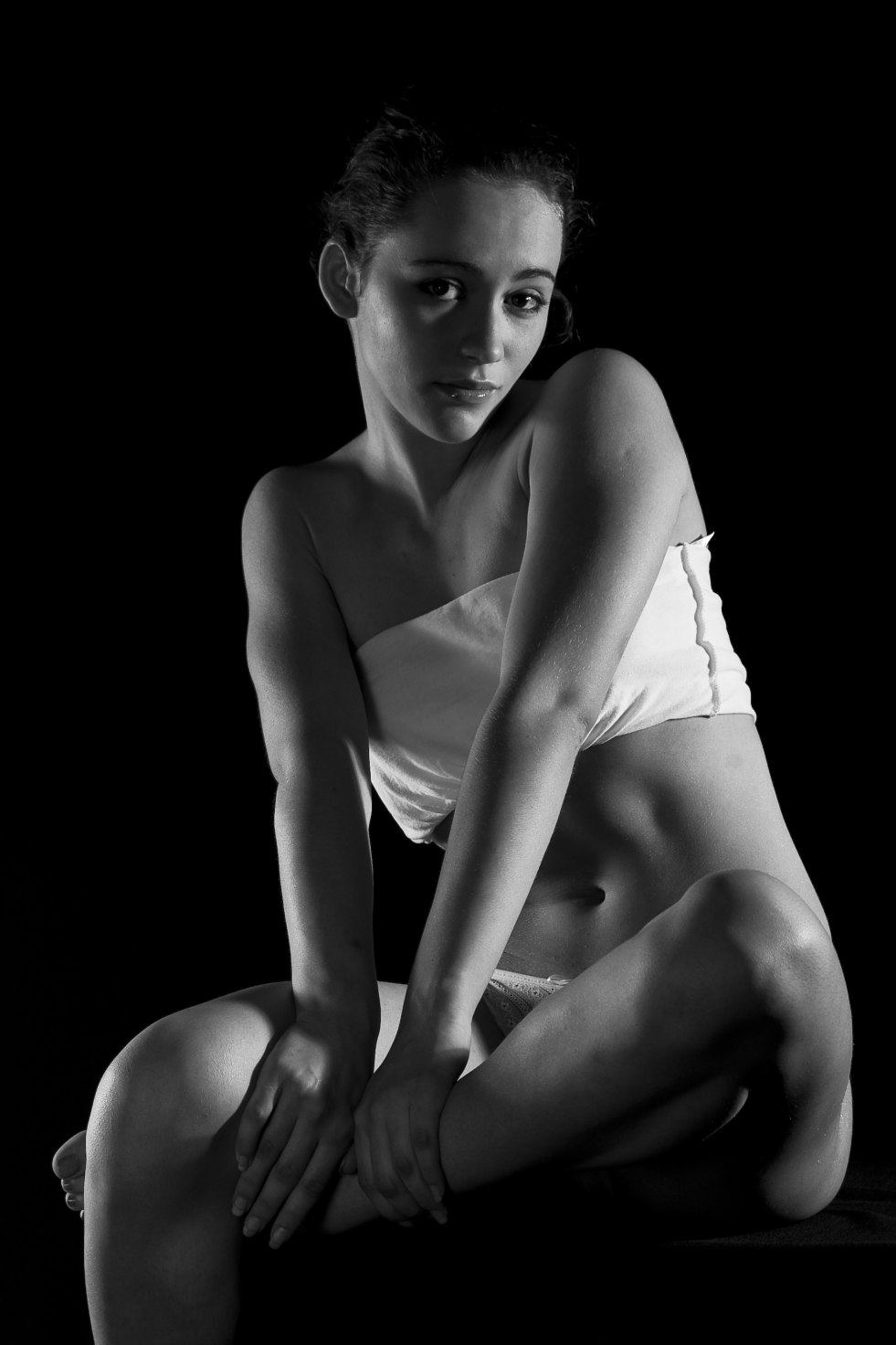 Daria Baranova House with lilies