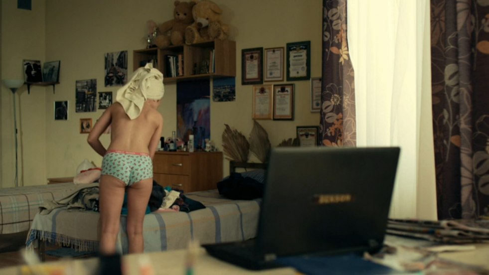 Actor Mikhail Porechenkov, naked