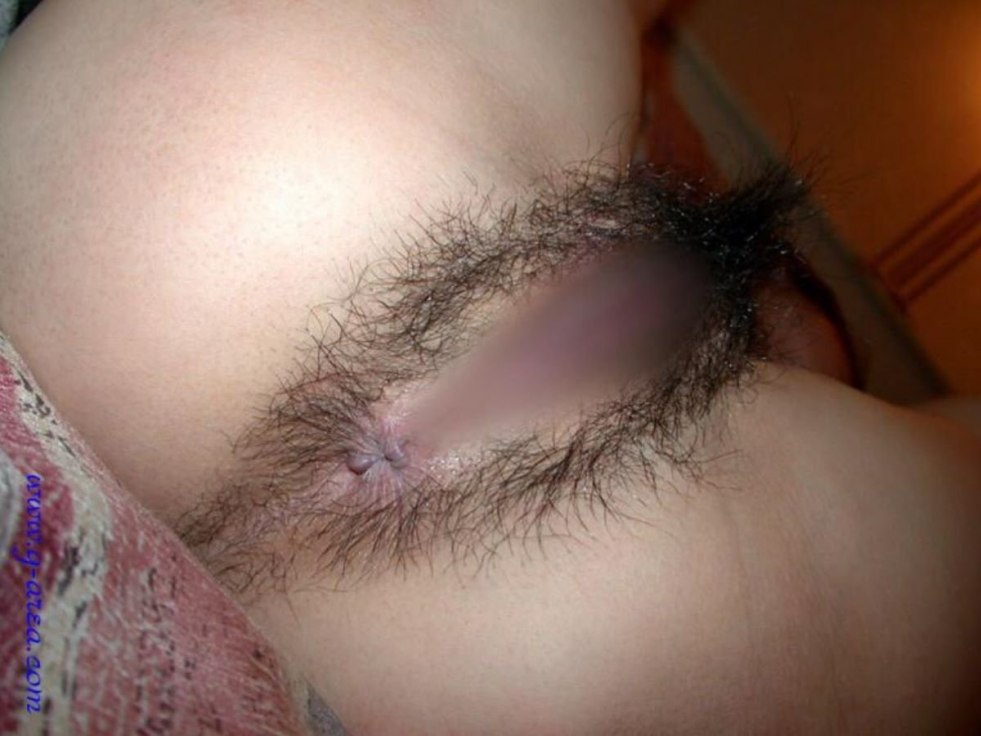 Hair near the anal hole