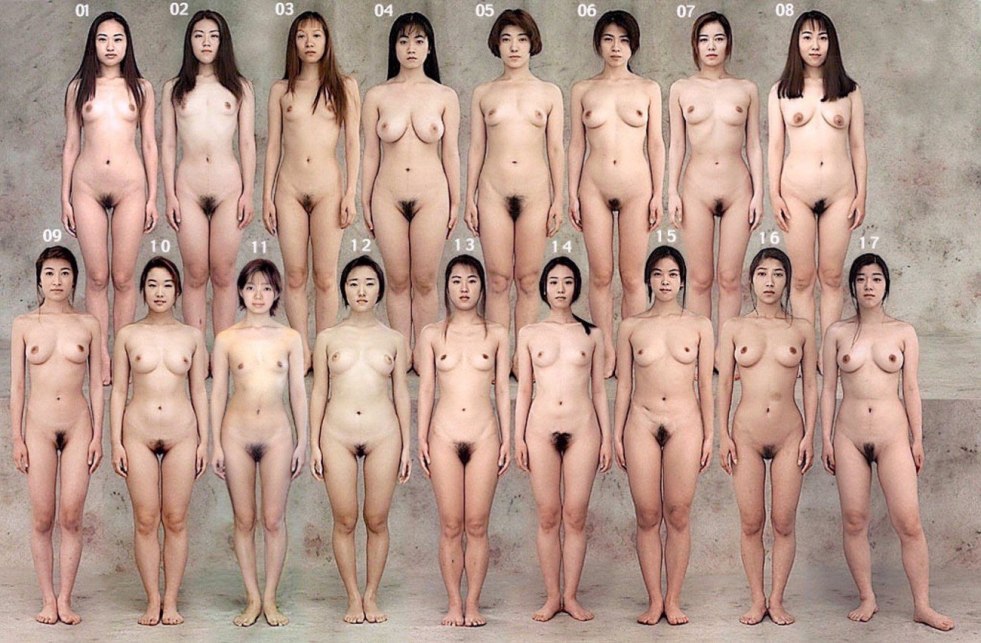 Naked women of all races