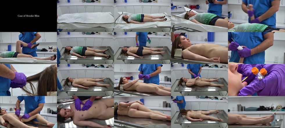 Body men in morgue naked