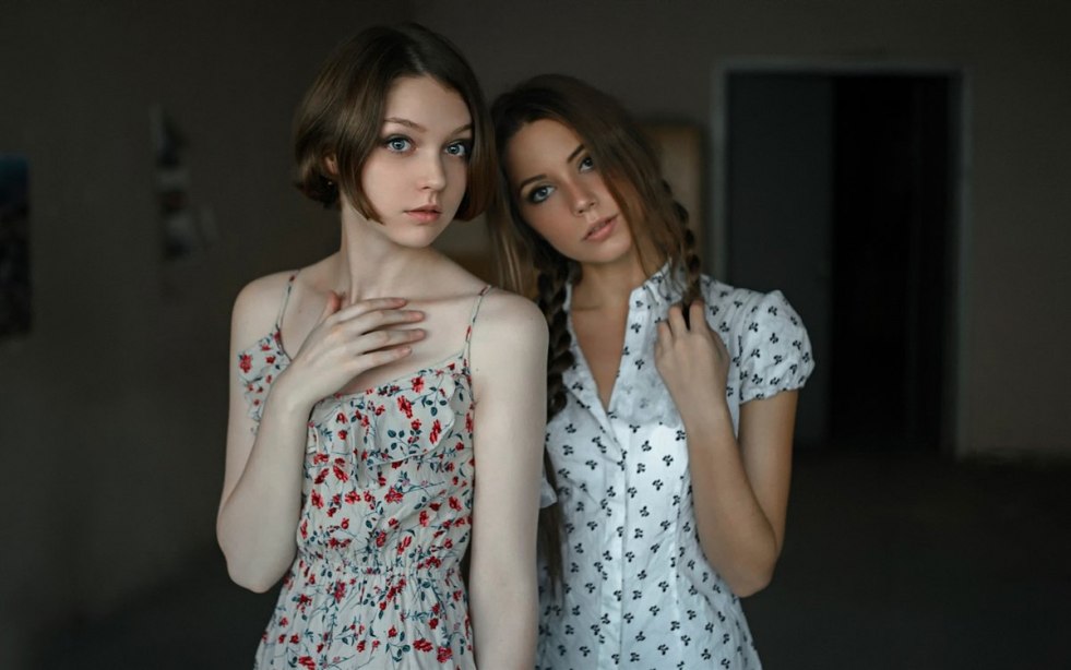 Young friends in bathing suits
