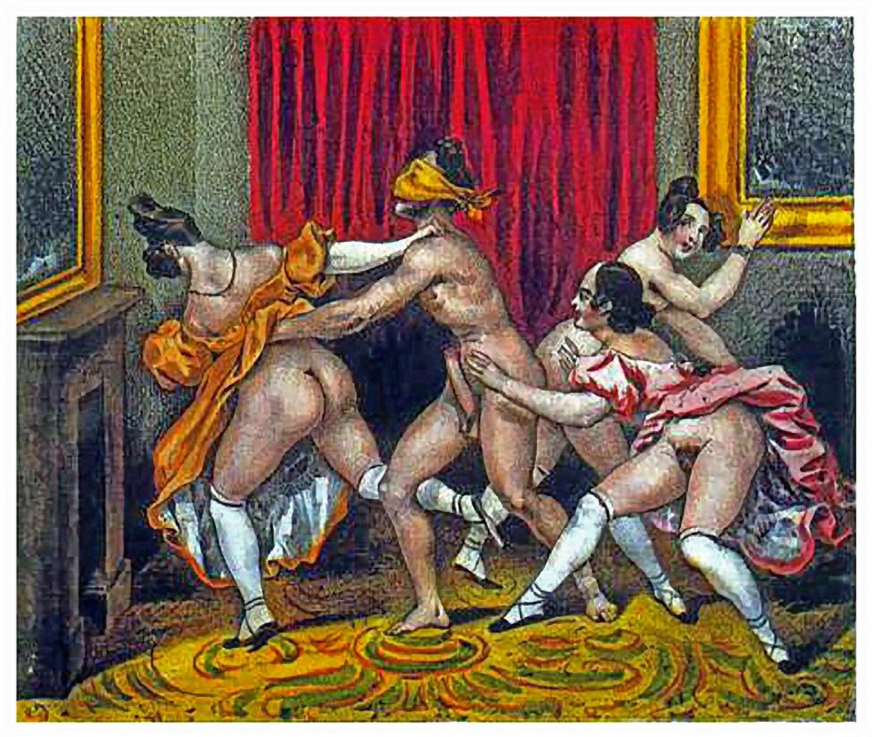 Pornographic pictures of the beginning of the 20th century