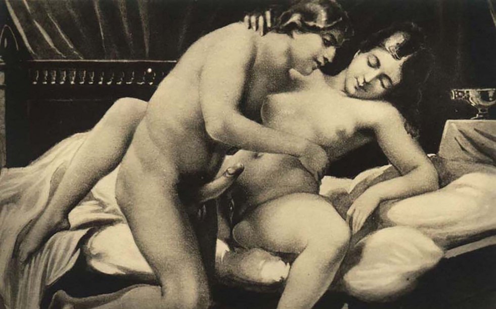 Pornographic painting of the 19th century