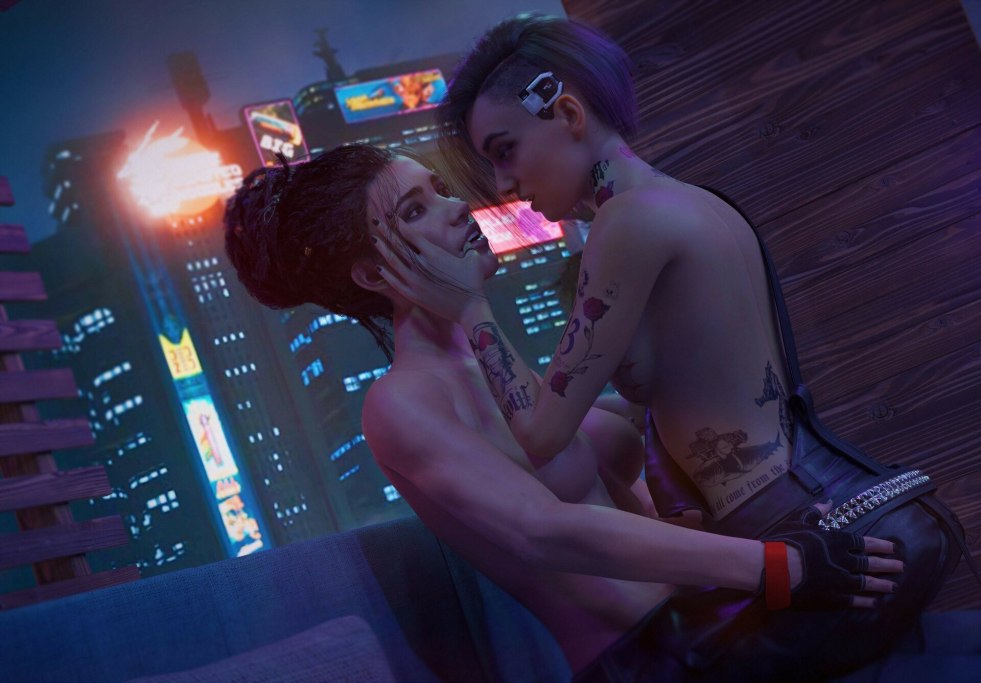 Naked gentry Palmer cyberpunk