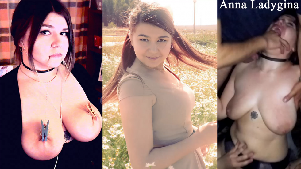 Drunk mature naked in nature