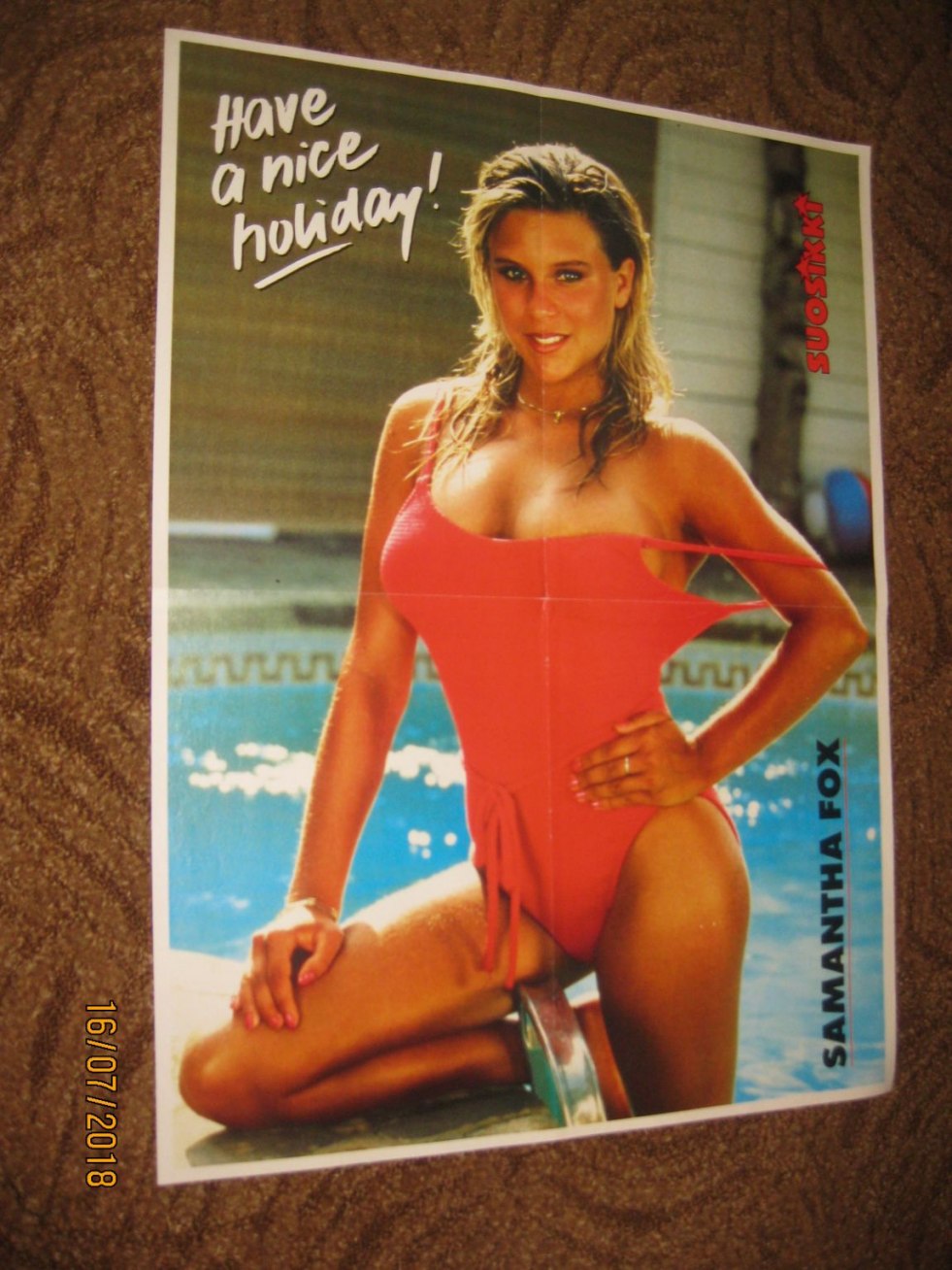 Samantha Fox Playboy 1996 October