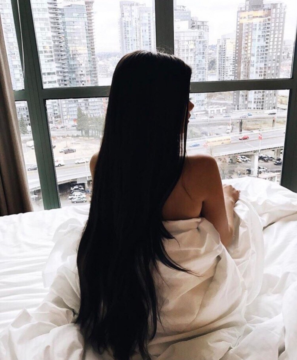 Brunette from behind