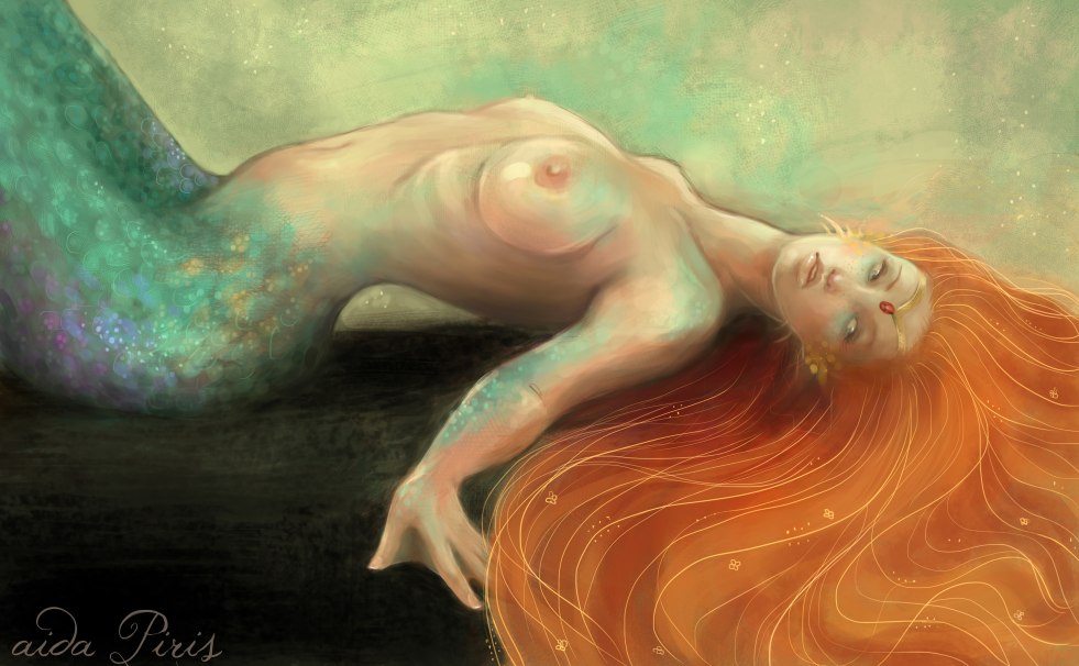Erotic drawings of mermaids
