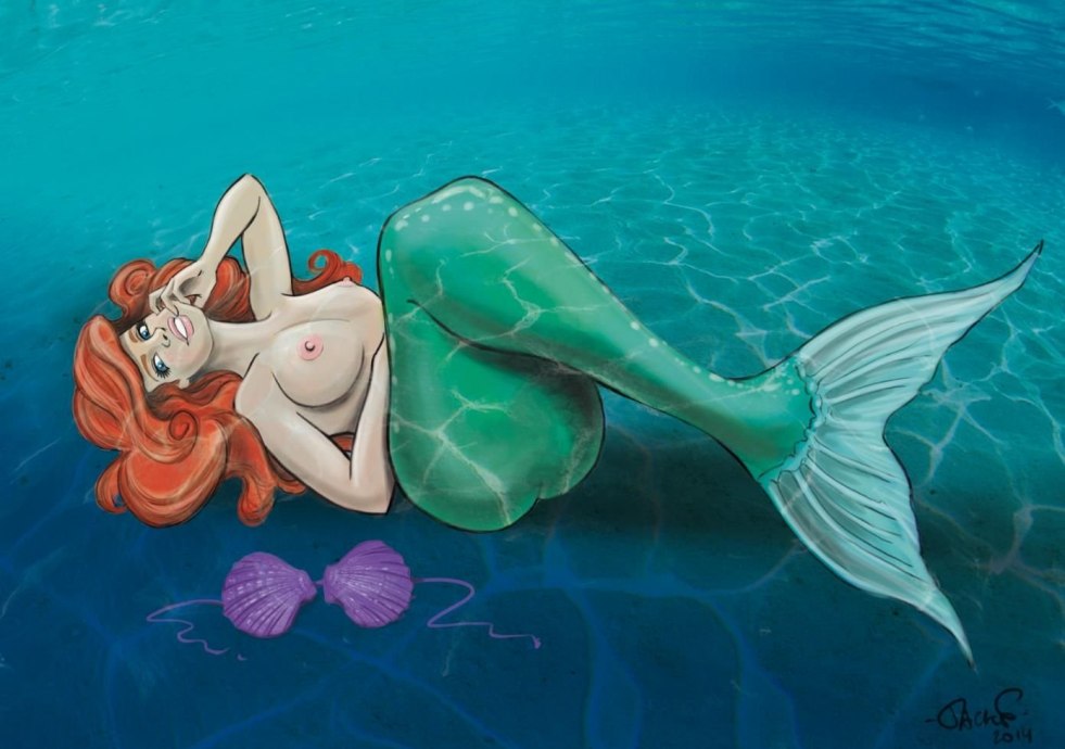 Erotic mermaid