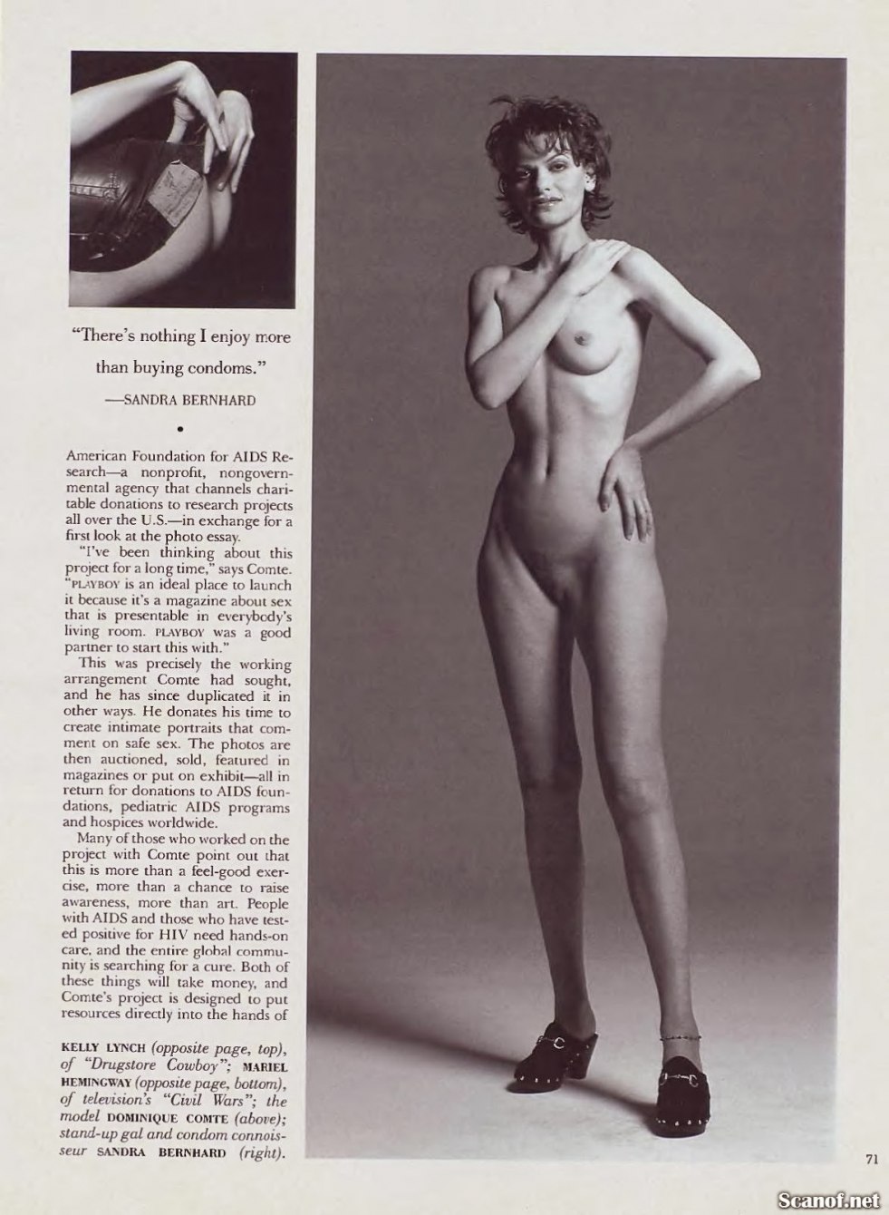 Sandra Bernhard in youth Naked