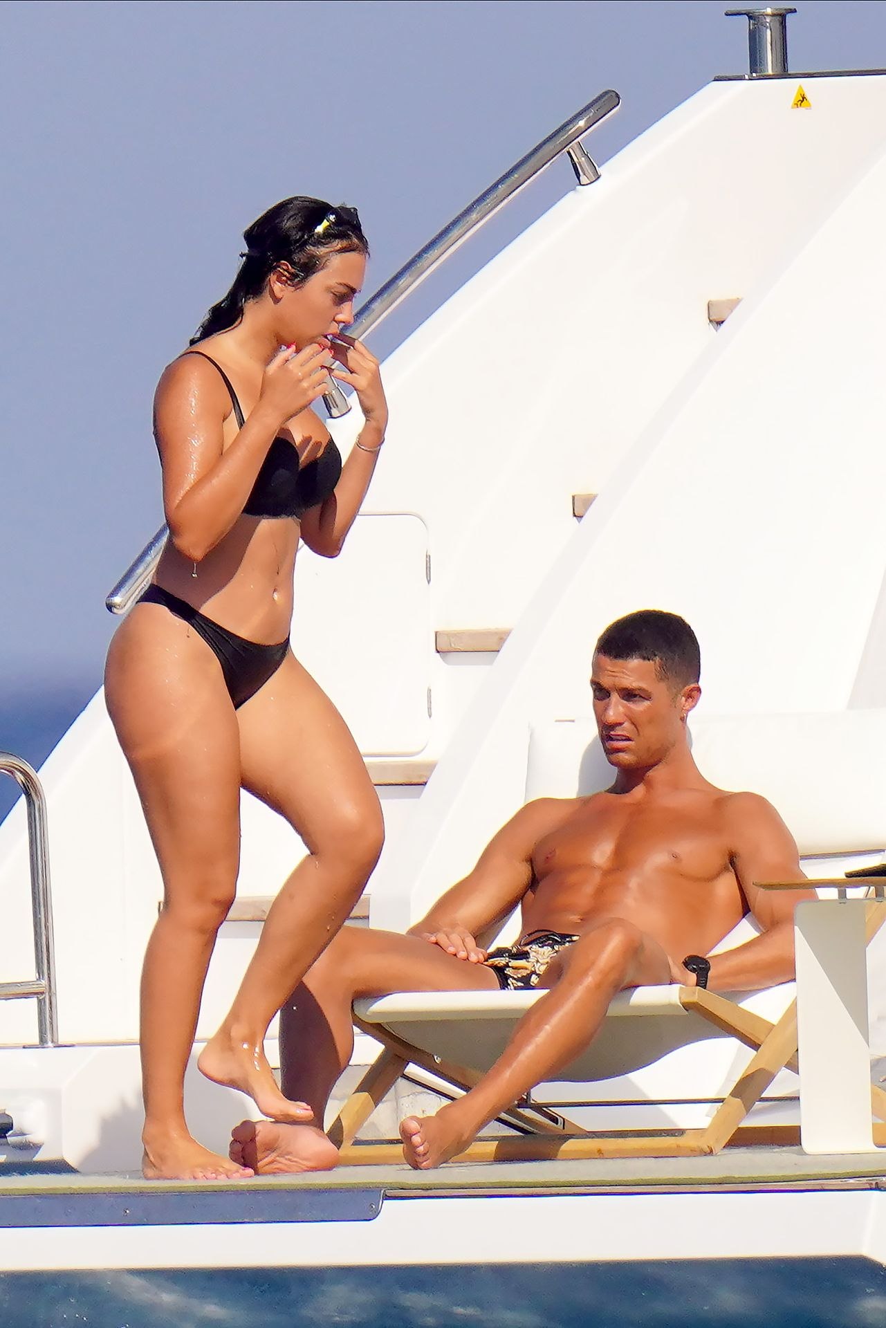 Ronaldo and Georgina Rodriguez.