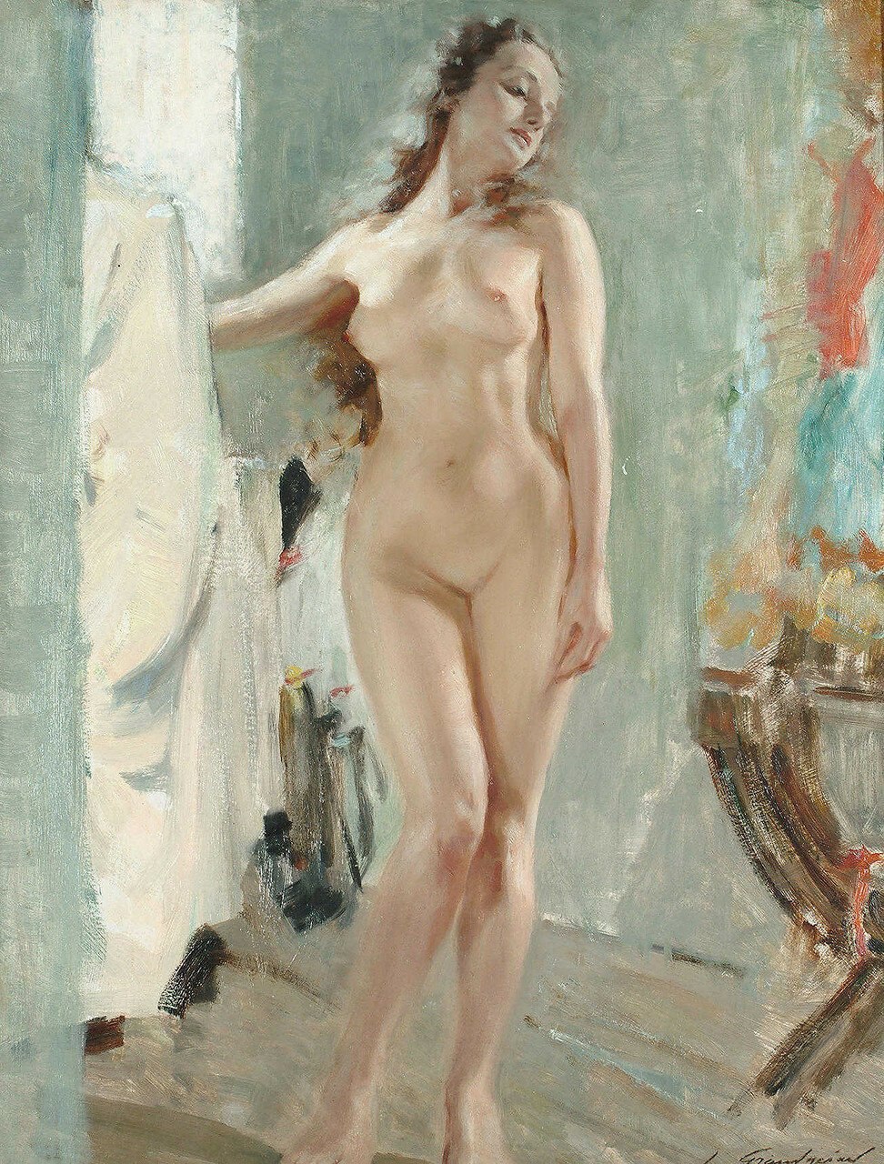 Nude painting Eric Valles