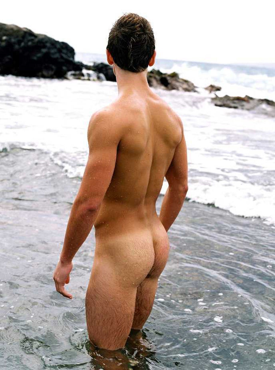 Beautiful naked guys on the beach