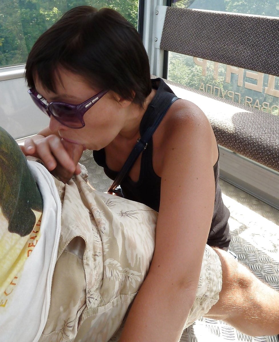 Pornstar on the ferris wheel