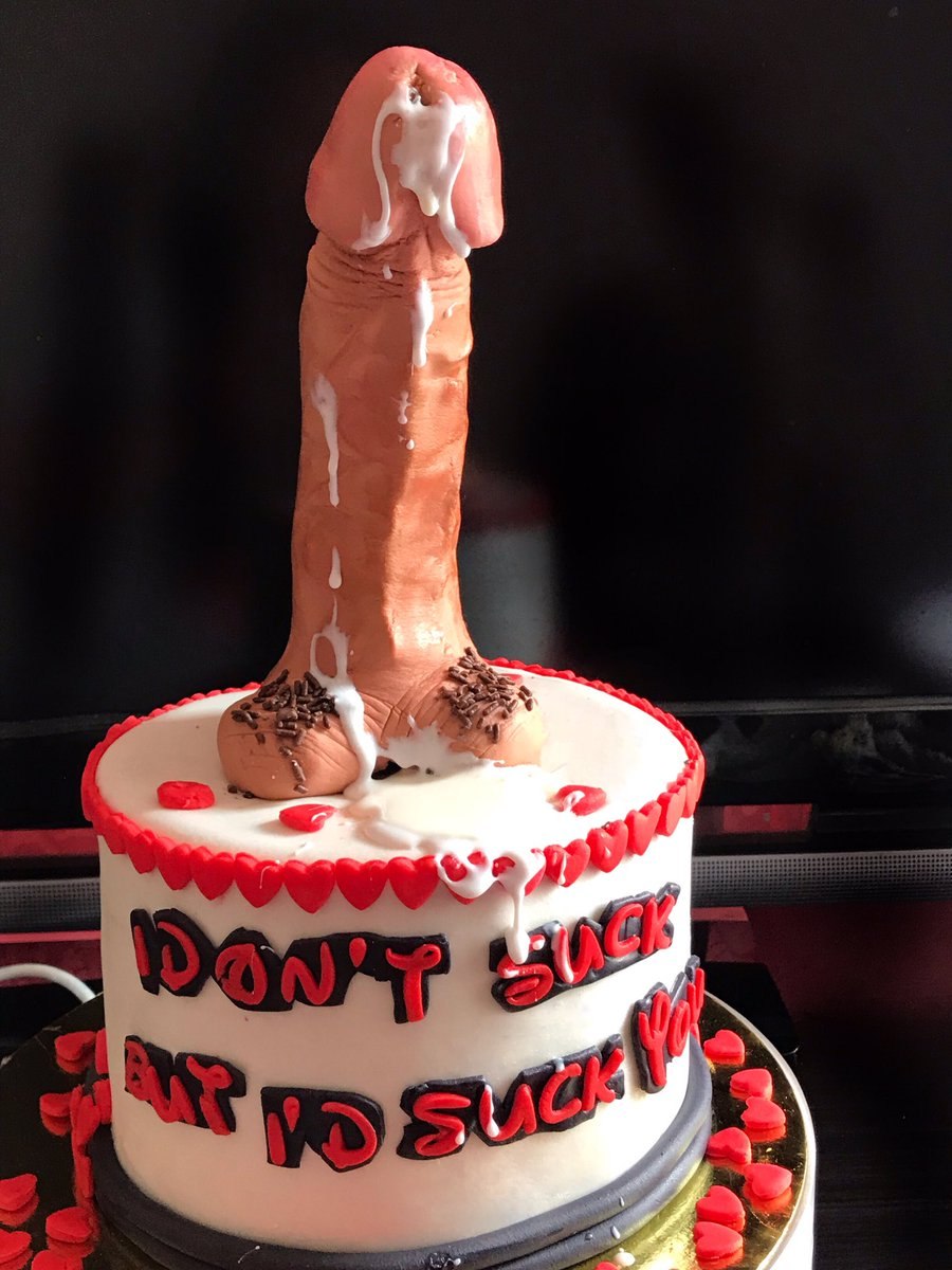 Cake in the shape of a male member