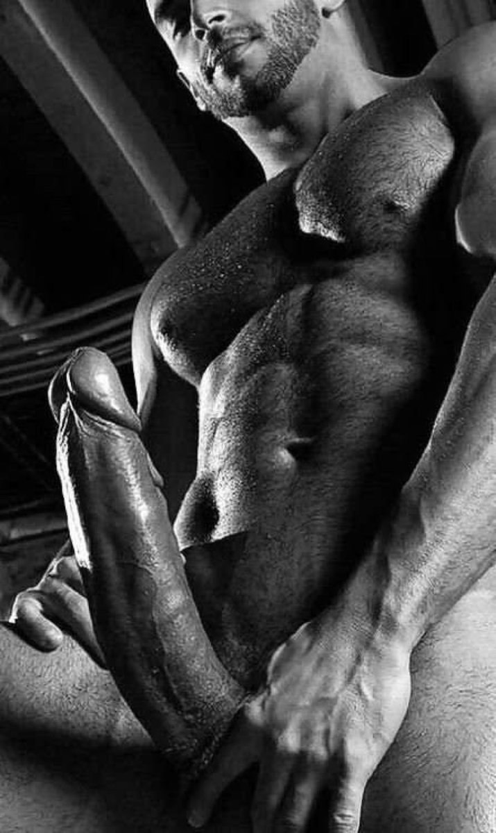 Naked men with huge members