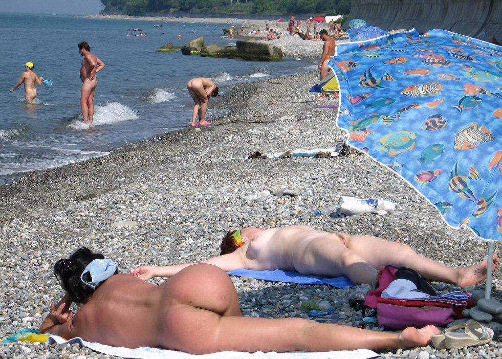 Nudiy beach in Sochi
