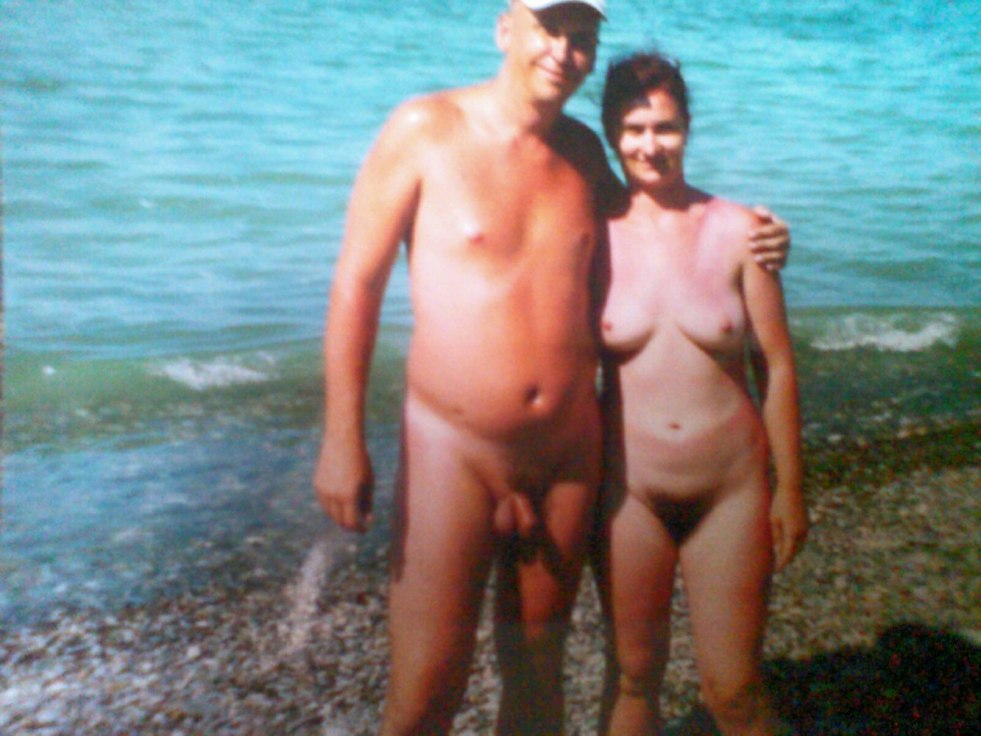 Naked on the beach in Lazarevsky