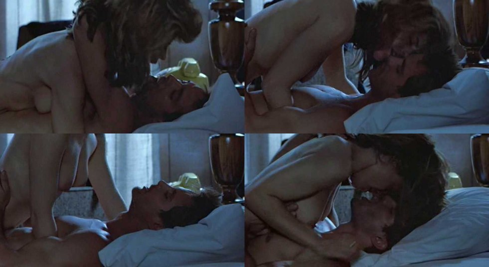 Linda Hamilton nude in the film