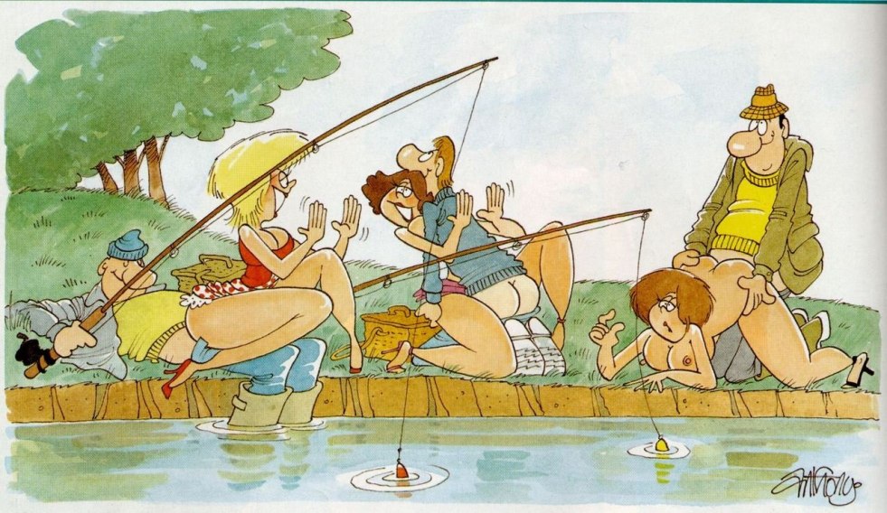 Erotic joke about fishing