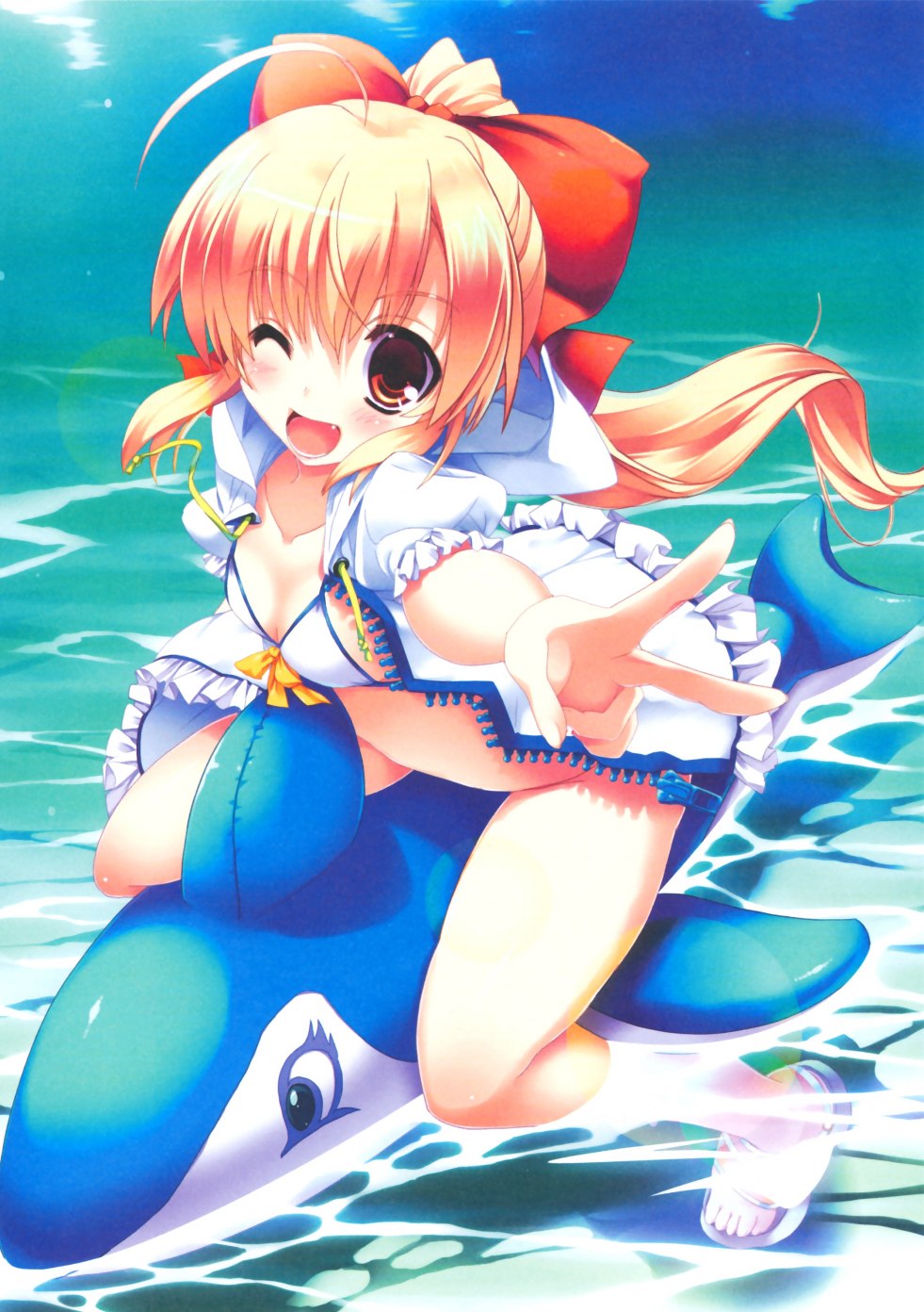 Anime Girl in Short Shorts