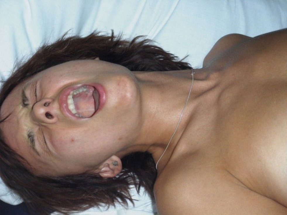 Female face with orgasme