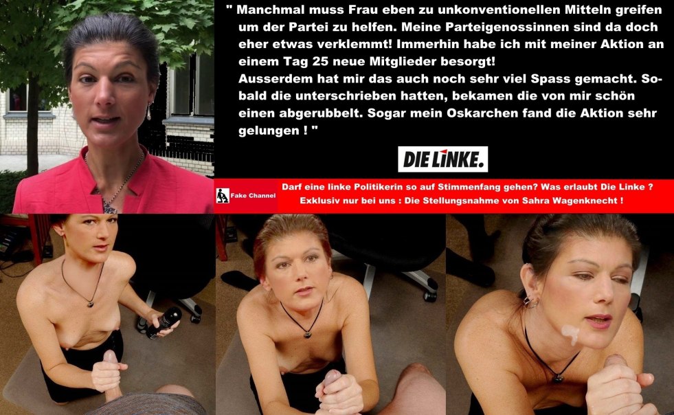 Sahra Wagenknecht pornography