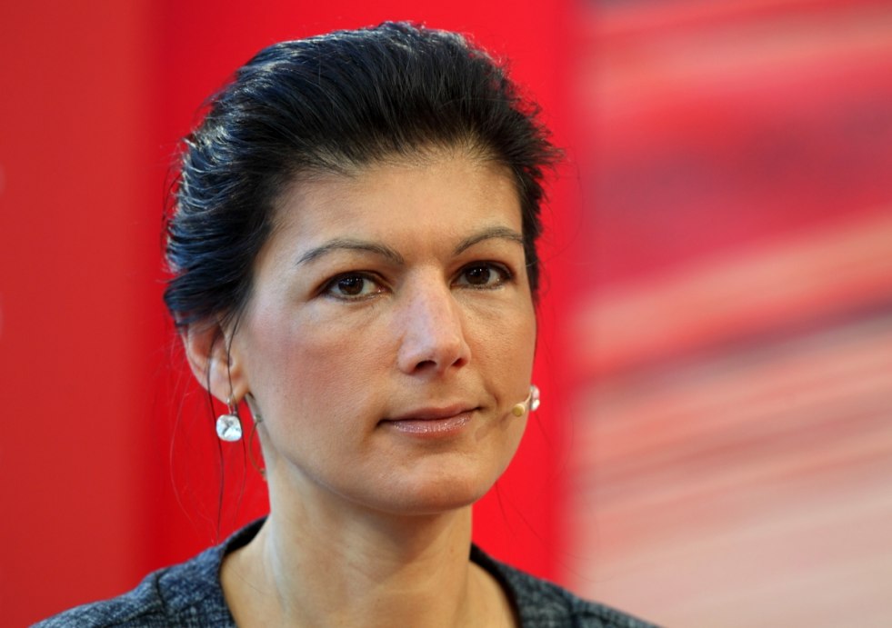 Sahra Wagenknecht in youth