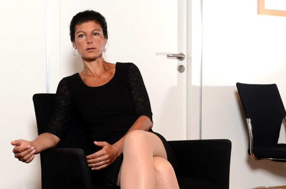 Sahra Wagenknecht legs