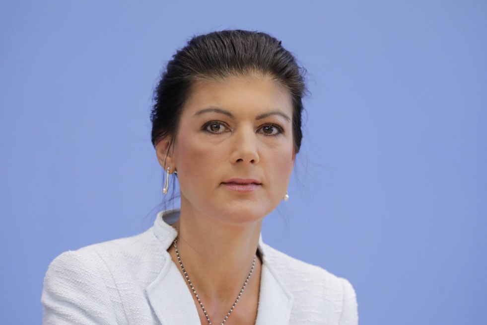 Sahra Wagenknecht young