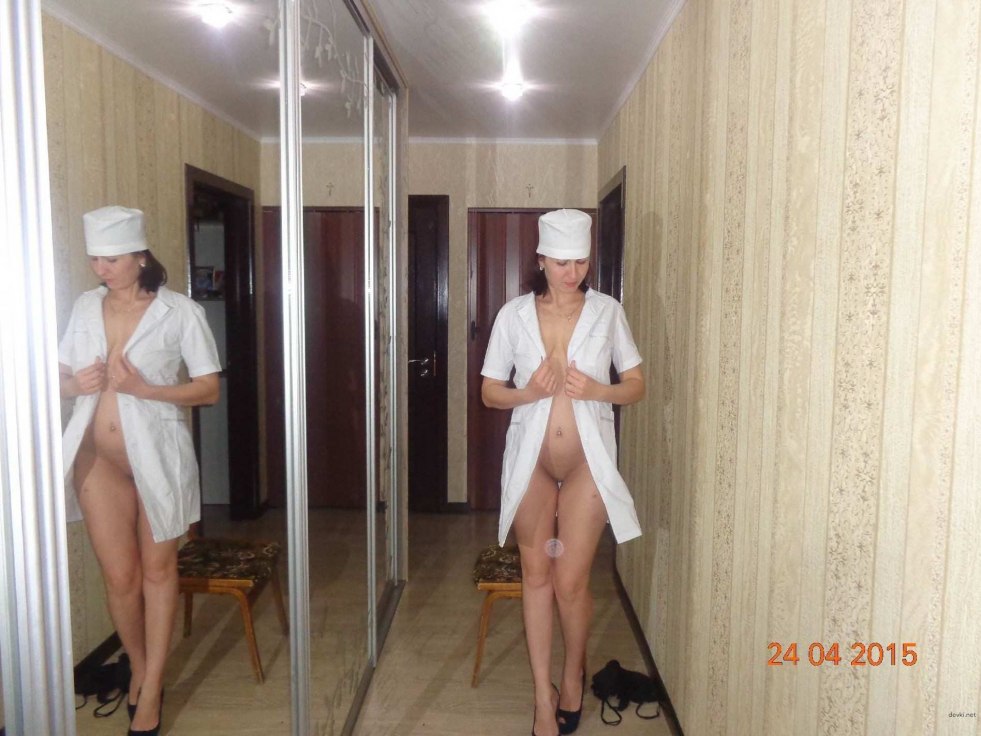 Nurse pushed her feet