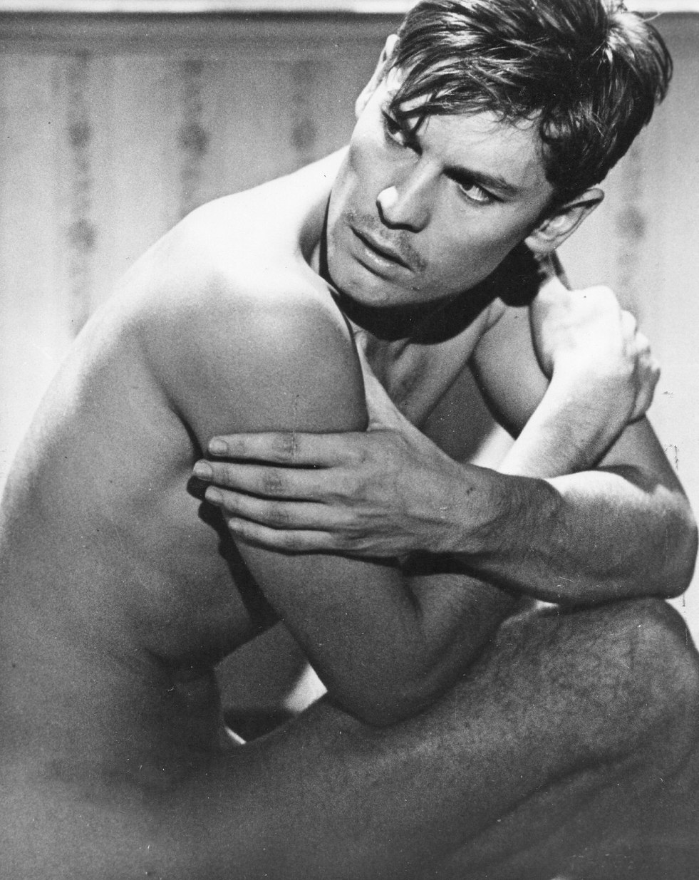 Helmut Berger and Elizabeth Taylor