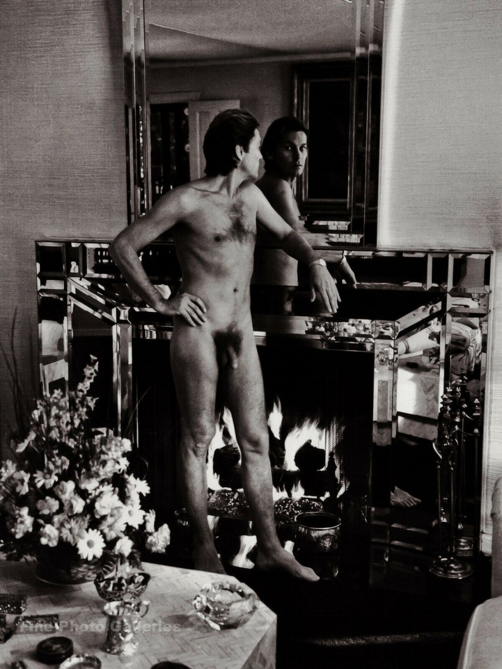 Alain Delon naked