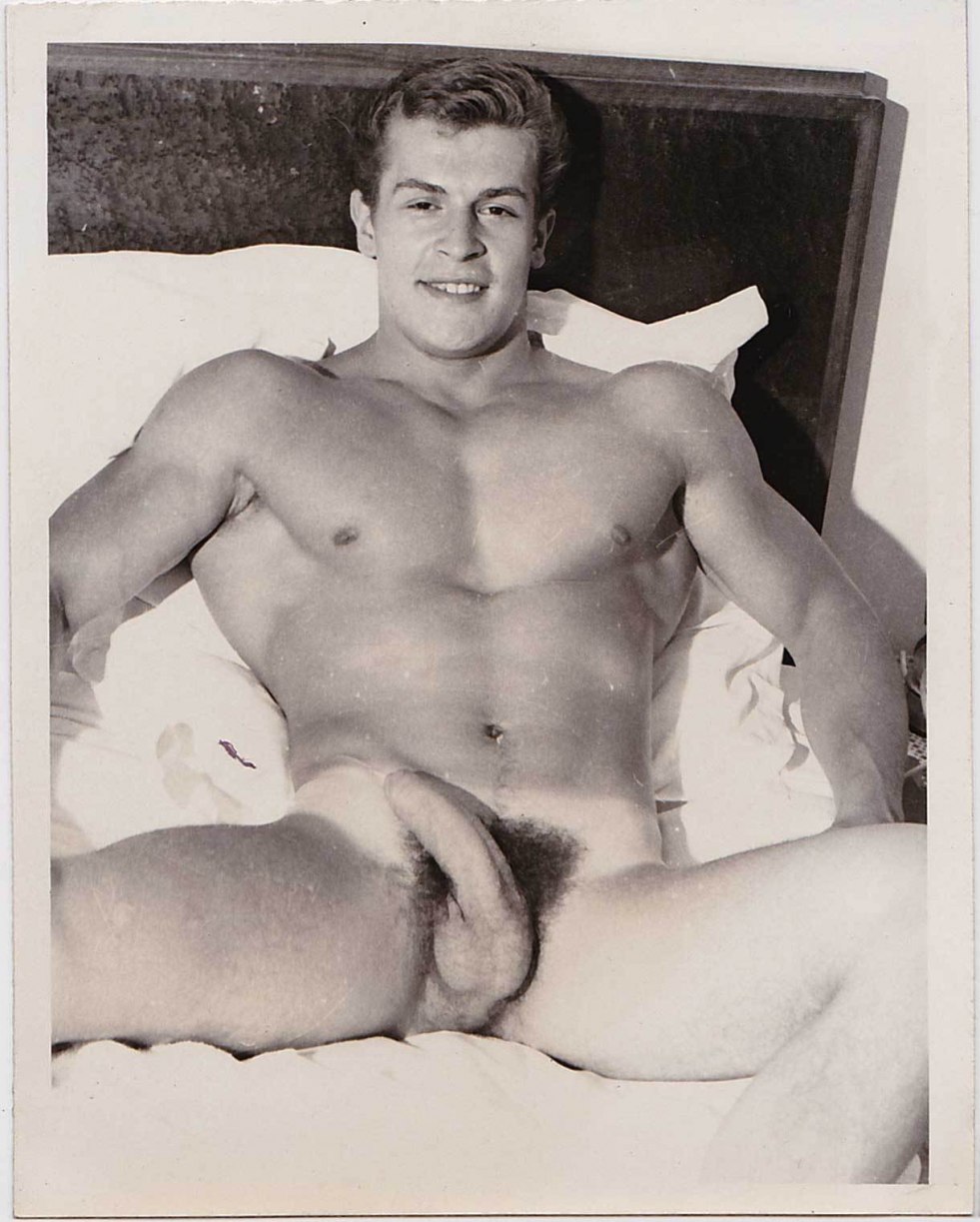 Retro Naked Guys Musicians